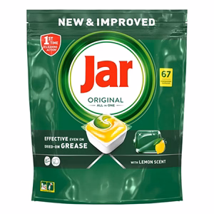 Mosogatógép tabletta JAR Original Lemon 67 darab/doboz
