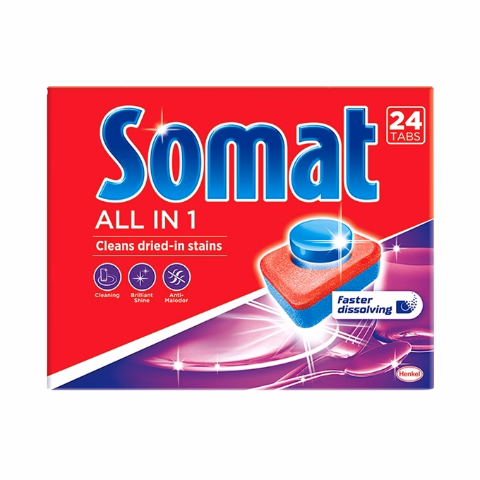 Mosogatógép tabletta SOMAT All-in-1  24 db