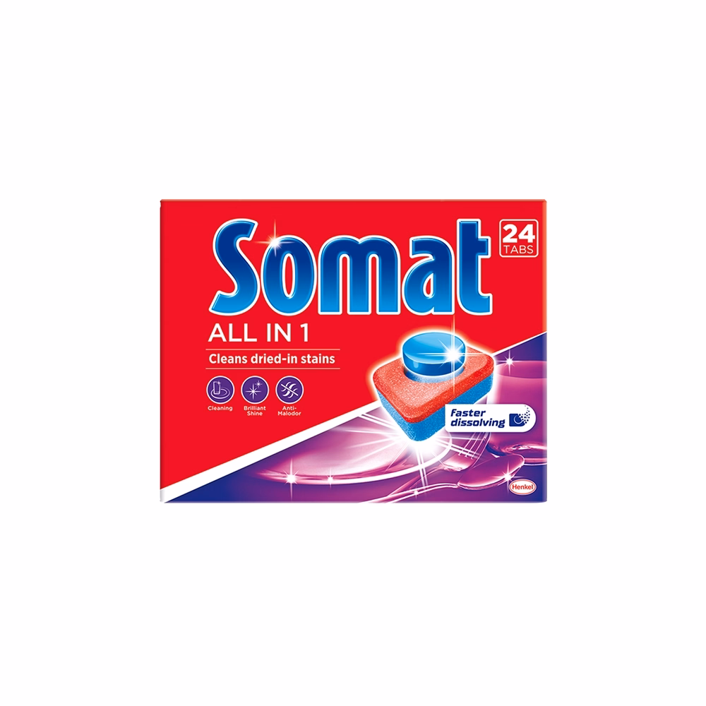 Mosogatógép tabletta SOMAT All-in-1  24 db