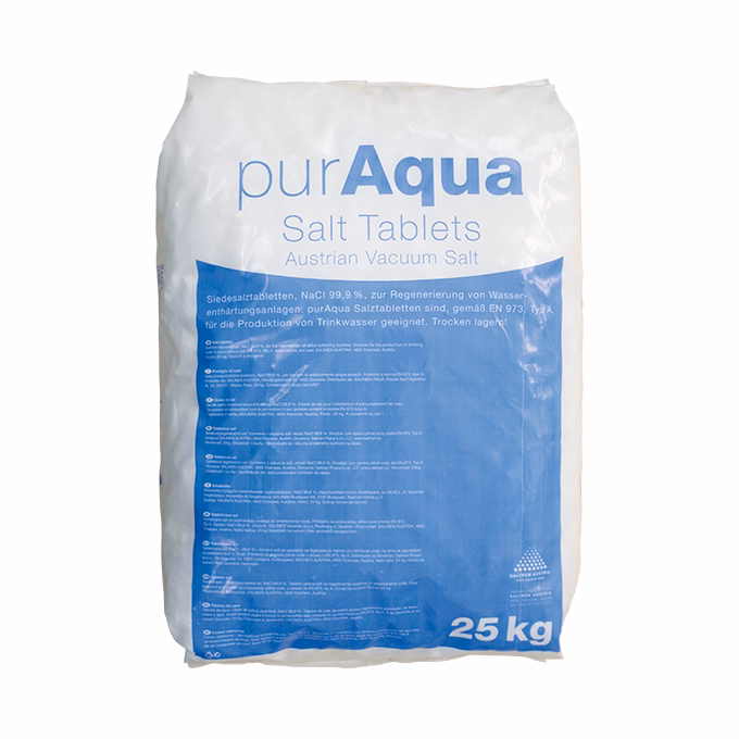 Mosogatógép tisztító sótabletta CLEAN CENTER PurAqua 25 kg
