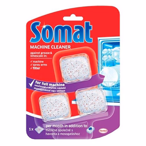 Mosogatógép tisztító tabletta SOMAT 3x20 g