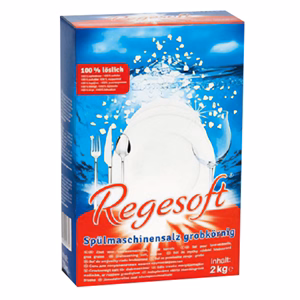 Mosogatógép vízlágyító KIEHL Regesoft Arcandis regeneráló durvaszemcsés só 2 kg