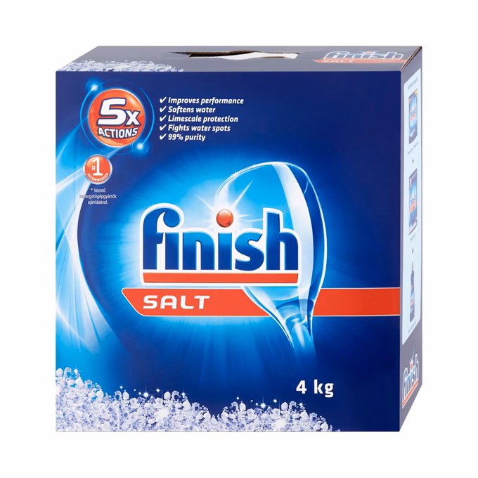 Mosogatógép vízlágyító só FINISH 4 kg