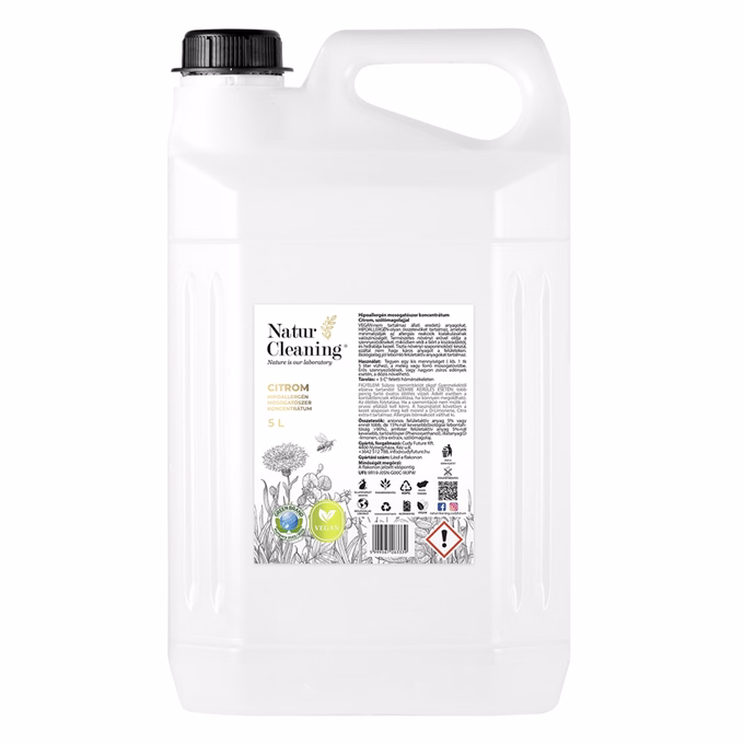 Mosogatószer NATURCLEANING koncentrátum citrom 5 liter