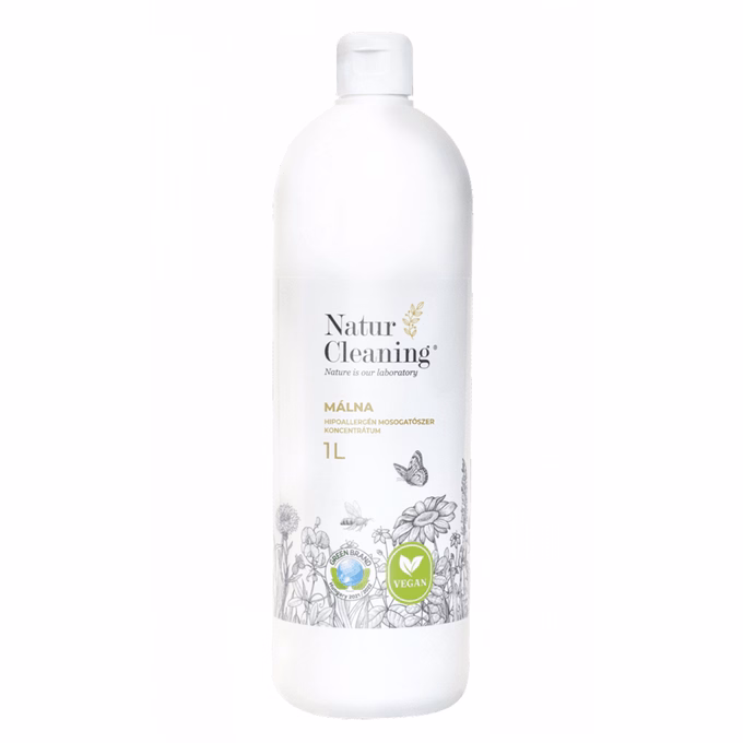 Mosogatószer NATURCLEANING koncentrátum málna 1 liter