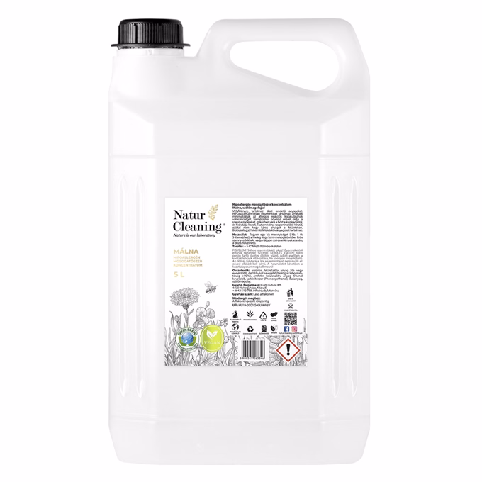 Mosogatószer NATURCLEANING koncentrátum málna 5 liter