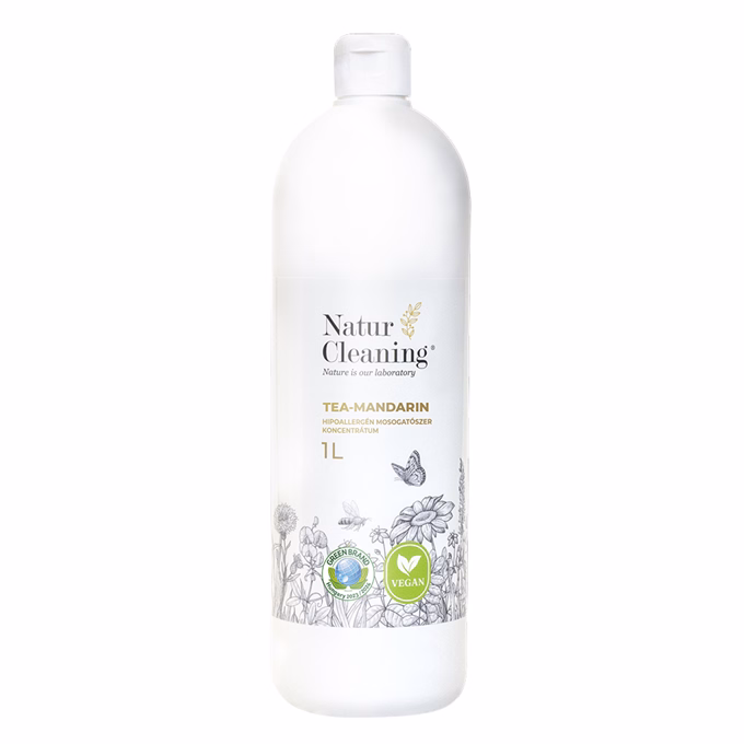 Mosogatószer NATURCLEANING koncentrátum tea-mandarin 1 liter
