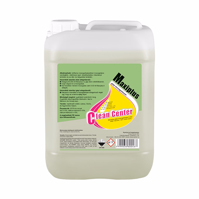Mosogatószer gépi CLEAN CENTER Maxiplus 5L