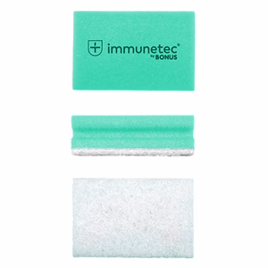 Mosogatószivacs BONUS Bioactive formázott 9,5x7,1x4,5cm 2 darabos