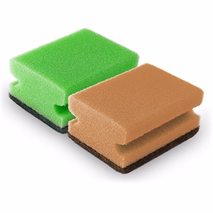 Mosogatószivacs BONUS formázott 9,5x7,1x4,5 cm 3 darabos
