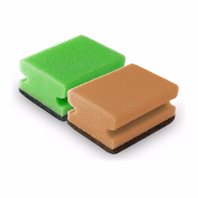 Mosogatószivacs BONUS formázott 9,5x7,1x4,5 cm 3 darabos