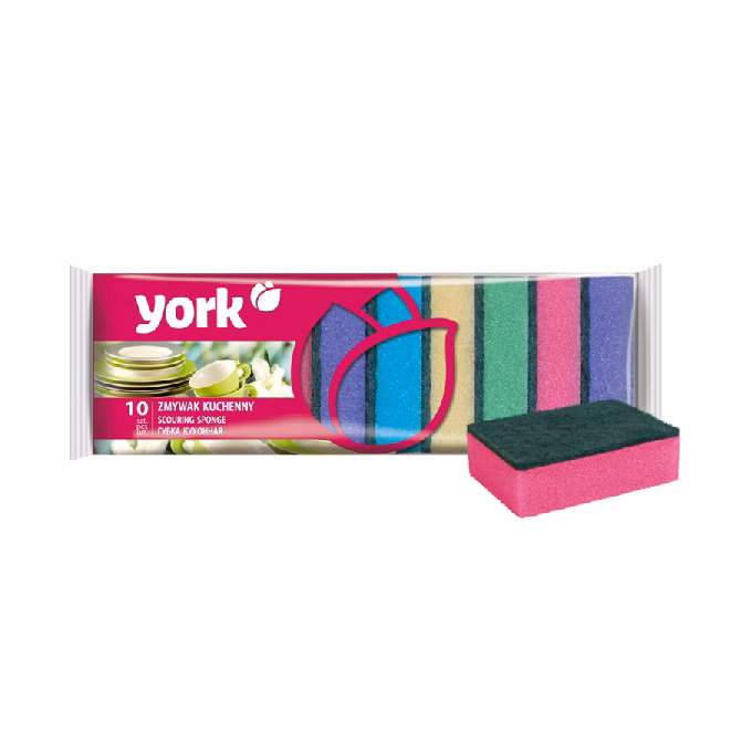 Mosogatószivacs YORK midi 10 darabos