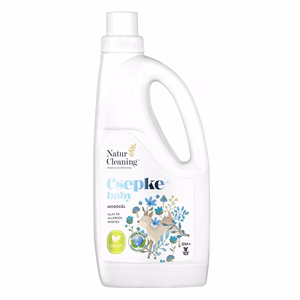 Mosógél NATURCLEANING Csepke baby allergénmentes 0m+ 1 liter