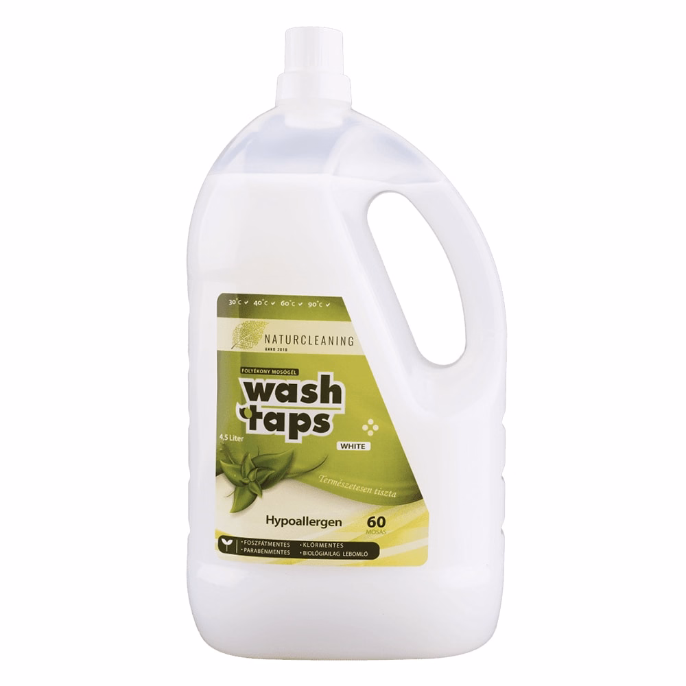 Mosógél NATURCLEANING wash taps white hipoallergén 4,5 liter