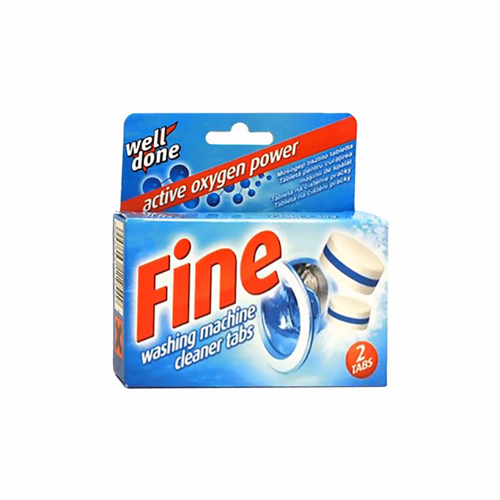 Mosógép tisztító tabletta WELL DONE Fine 2x40 g-os