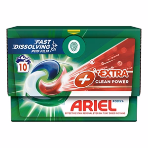 Mosókapszula ARIEL Extra Clean 10 db
