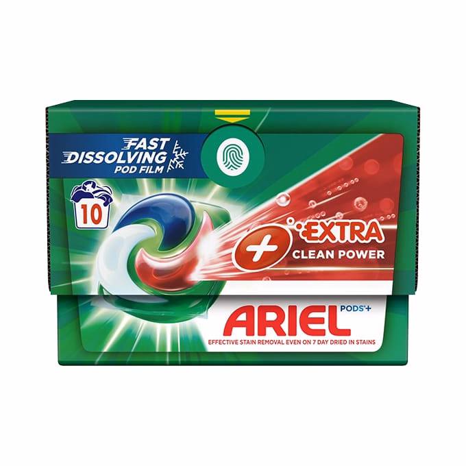 Mosókapszula ARIEL Extra Clean 10 db