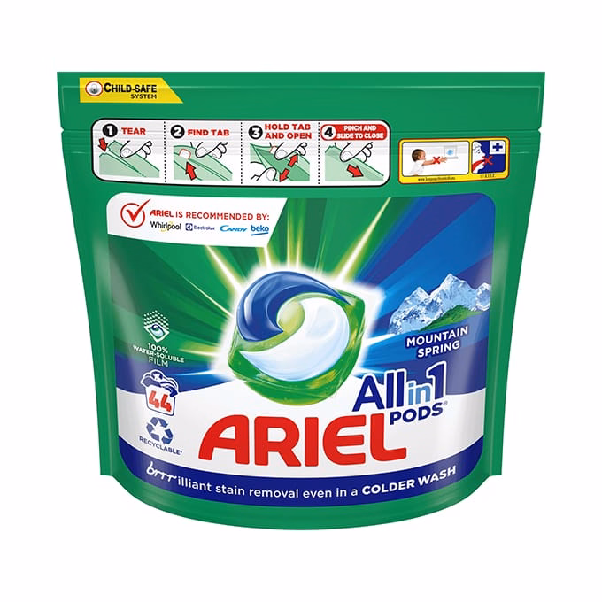 Mosókapszula ARIEL Mountain Spring 44 db