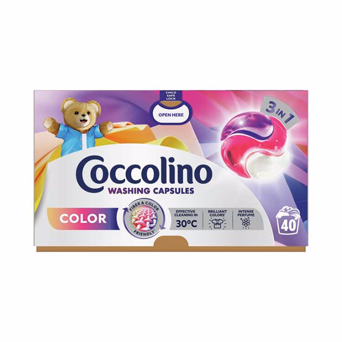 Mosókapszula COCCOLINO Care Color 39 db