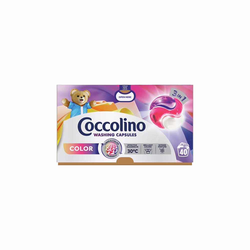 Mosókapszula COCCOLINO Care Color 39 db