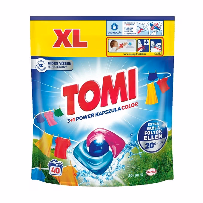 Mosókapszula TOMI Color 40 darabos