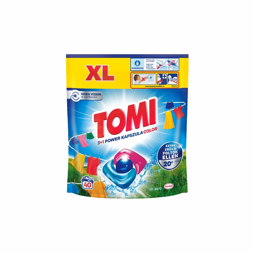 Mosókapszula TOMI Color 40 darabos