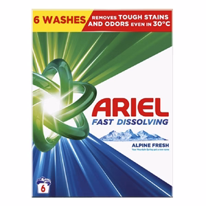 Mosópor ARIEL Alpine fresh 6 mosás 330 g