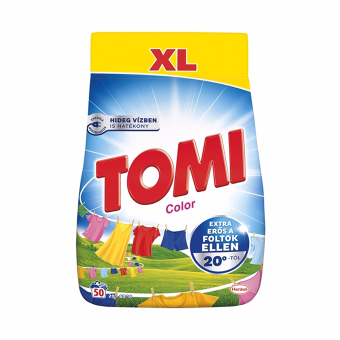 Mosópor TOMI Max Power Color 50 mosás 2,75 kg