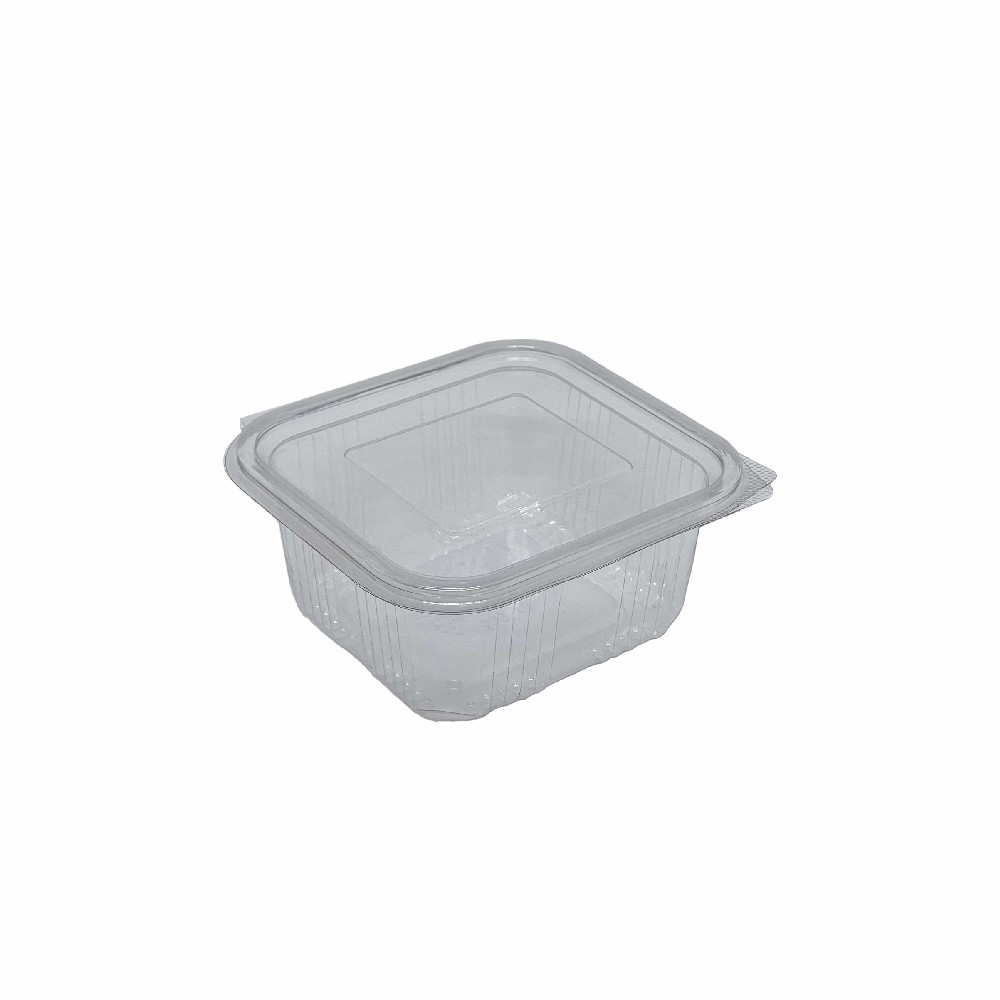 Műanyag salátás egybefedeles tál PET 500 ml 100 darabos