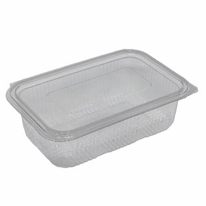 Műanyag salátás egybefedeles tál PET 750 ml 100 darabos