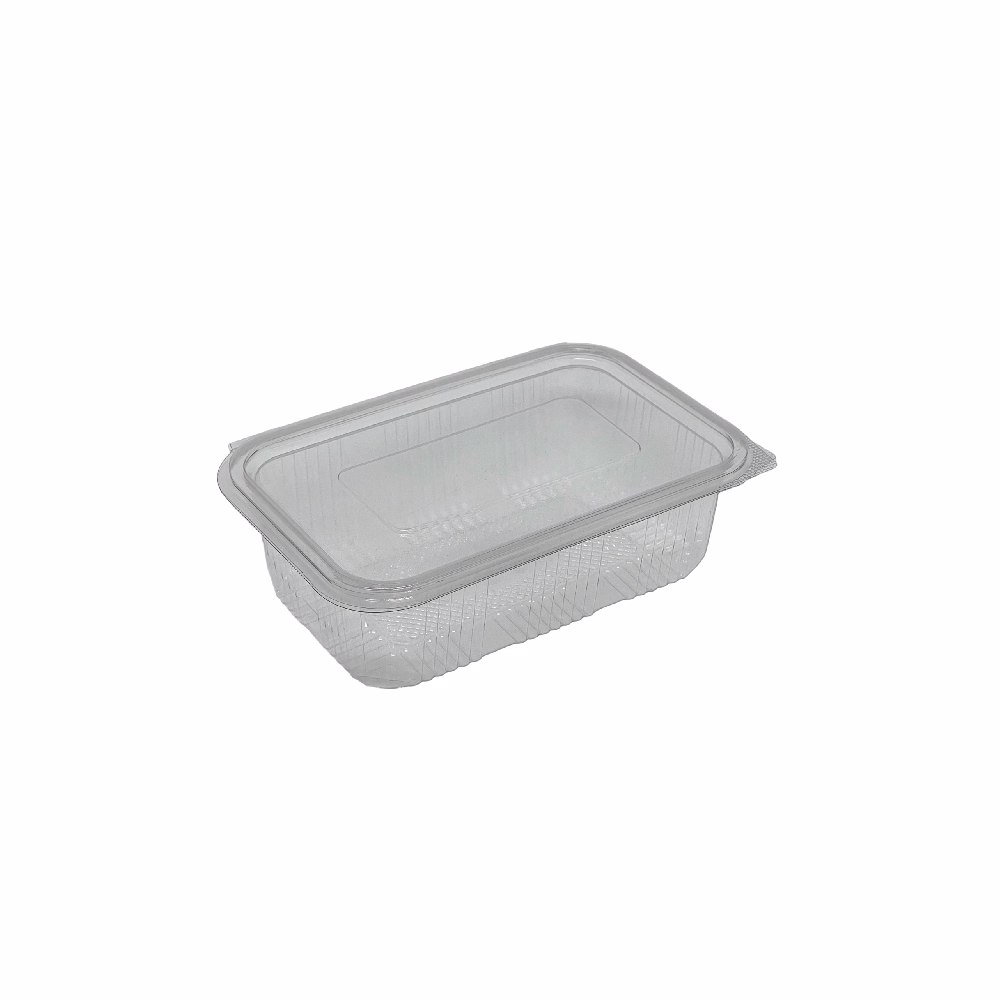 Műanyag salátás egybefedeles tál PET 750 ml 100 darabos