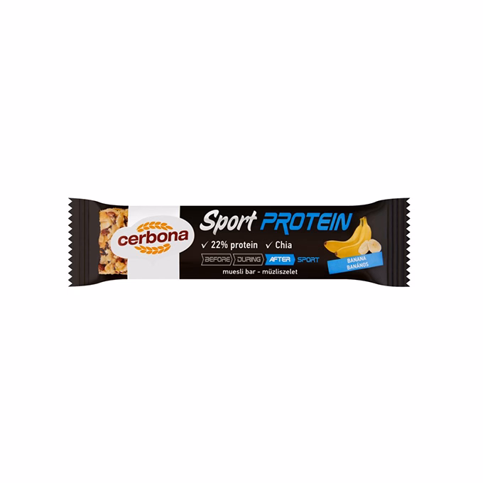 Müzliszelet CERBONA Protein banános 35 g