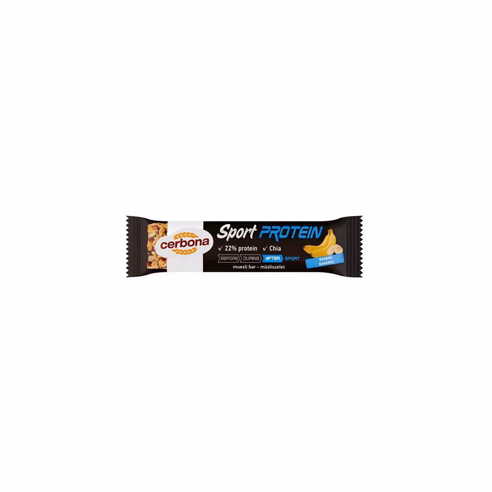 Müzliszelet CERBONA Protein banános 35 g
