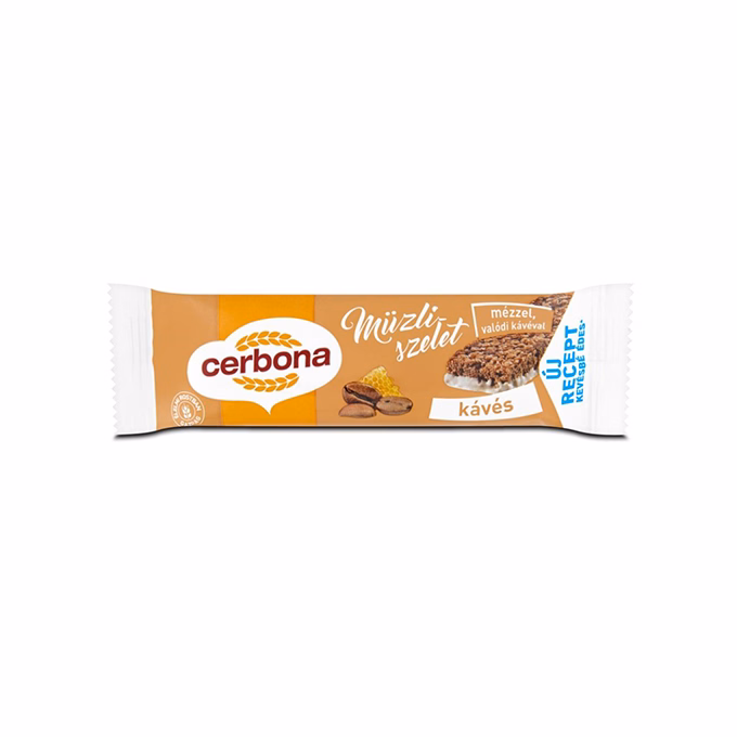 Müzliszelet CERBONA kávés 20 g