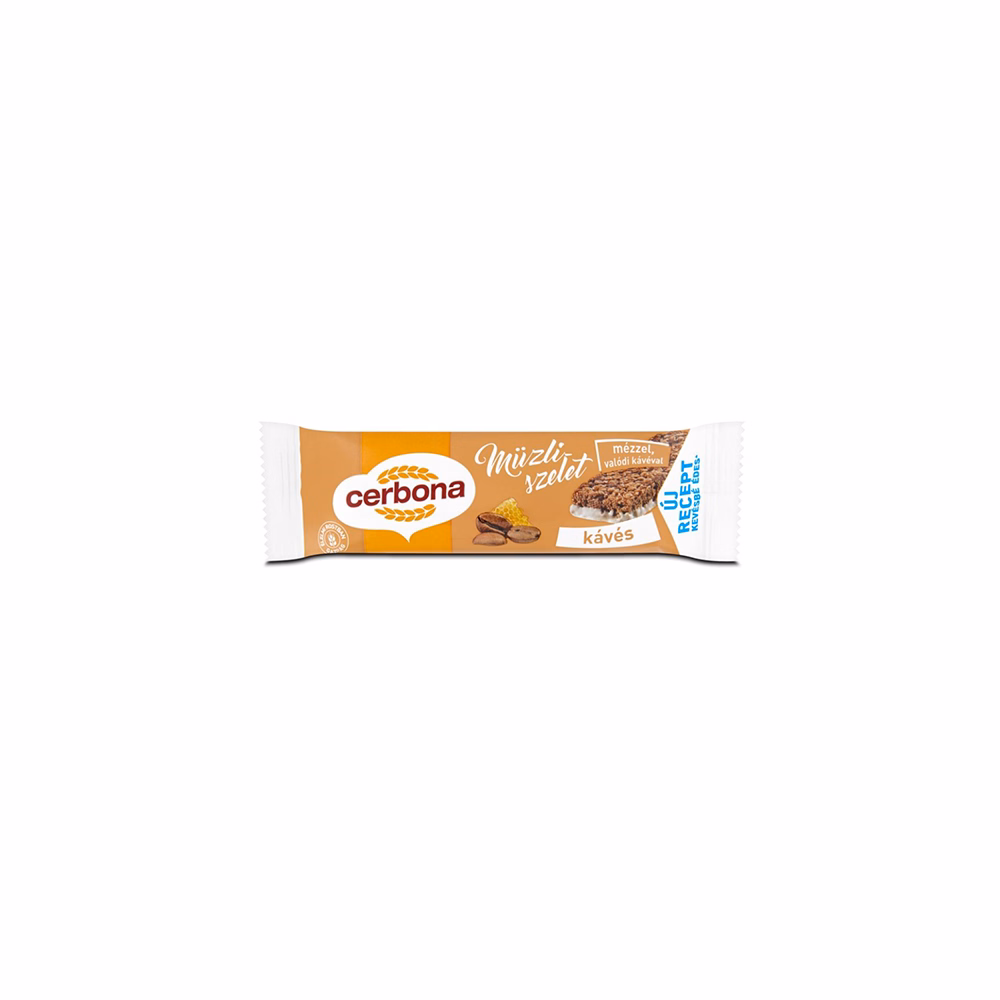 Müzliszelet CERBONA kávés 20 g