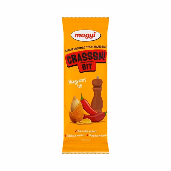 Napraforgómag tésztabundában MOGYI Crasssh! Bit magyaros 70 g
