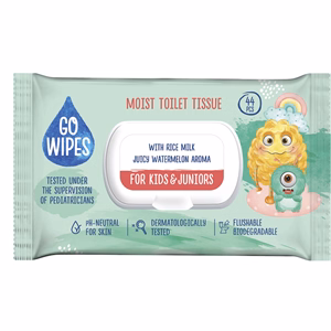 Nedves toalettpapír GOWIPES Procto care flip-top 44 darabos