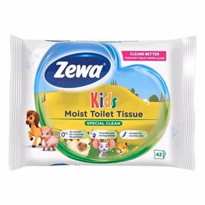 Nedves toalettpapír ZEWA Kids 42 darabos