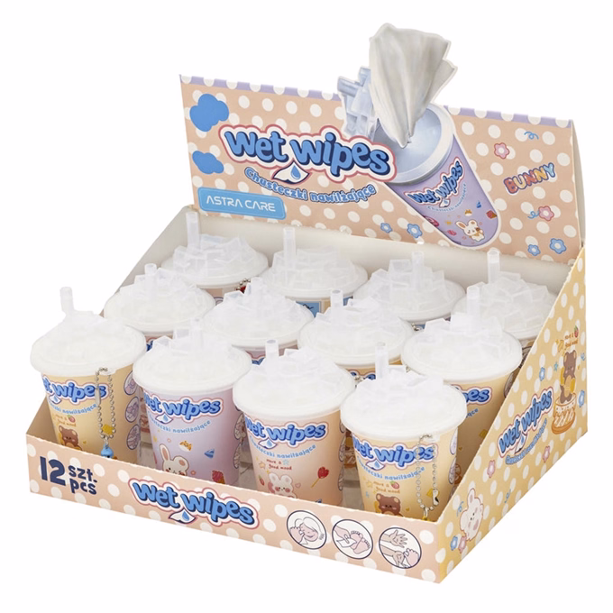 Nedves törlőkendő ASTRA CARE Shake Animals 70×140mm 30 darabos