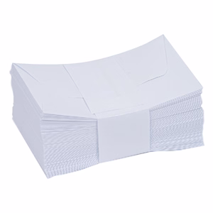 Névjegyboríték KASKAD enyvezett 70x105mm 07 fehér 100 darabos