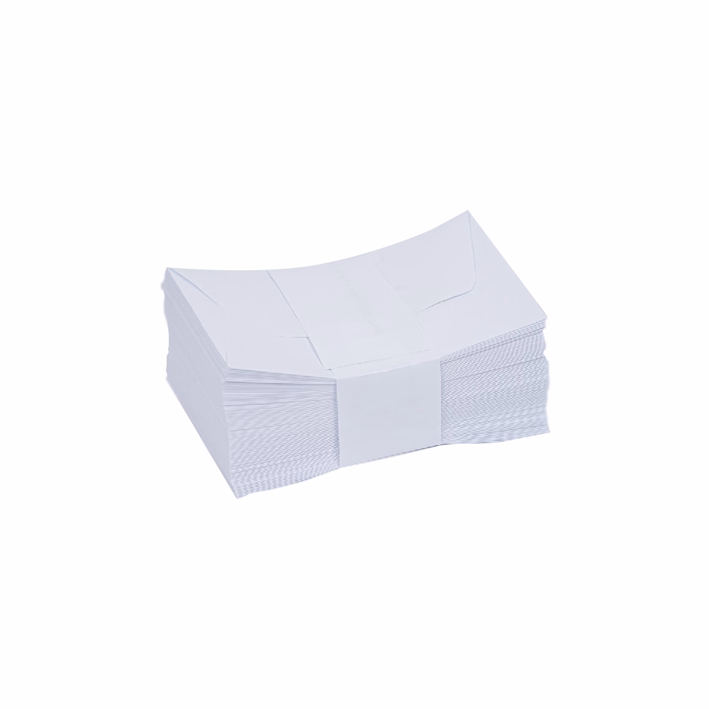 Névjegyboríték KASKAD enyvezett 70x105mm 07 fehér 100 darabos