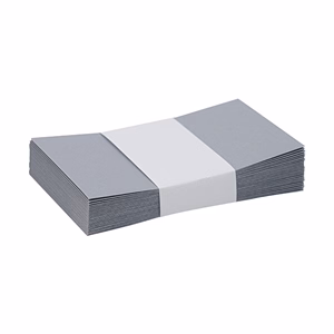 Névjegyboríték színes KASKAD enyvezett 70x105 mm 52 ezüst metál 120 g 25 darabos