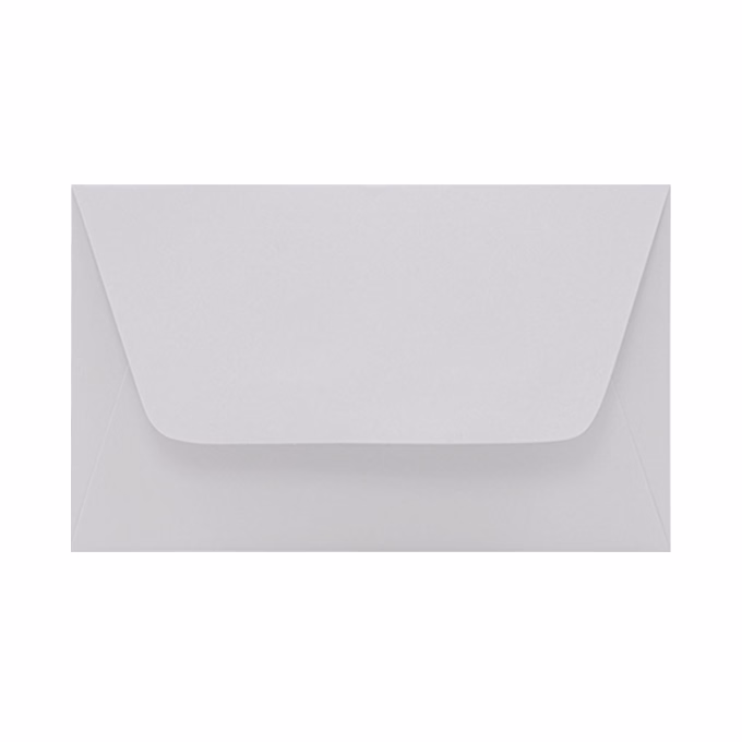 Névjegyboríték színes KASKAD enyvezett 70x105 mm 94 ezüst szürke 50 darabos