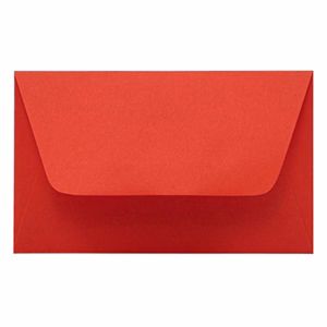 Névjegyboríték színes KASKAD enyvezett 70x105mm 29 vörös 50 darabos