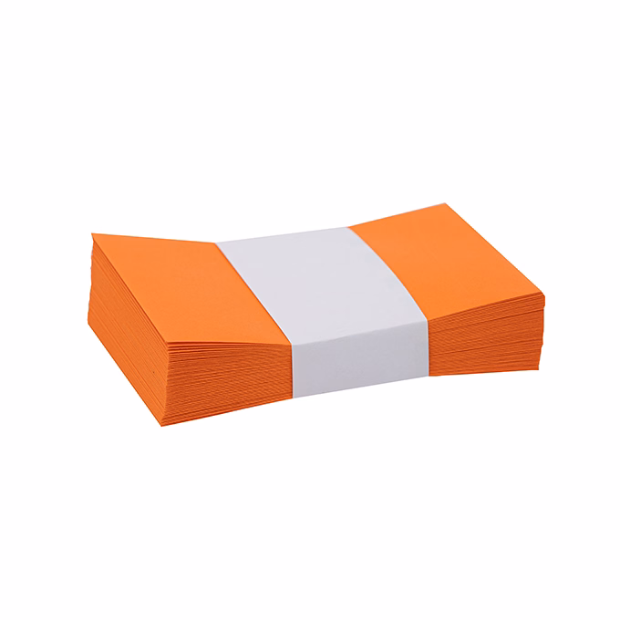 Névjegyboríték színes KASKAD enyvezett 70x105mm 48 narancs 50 darabos