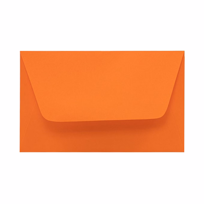 Névjegyboríték színes KASKAD enyvezett 70x105mm 48 narancs 50 darabos