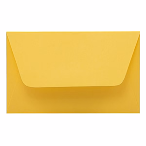 Névjegyboríték színes KASKAD enyvezett 70x105mm 57 citromsárga 50 darabos