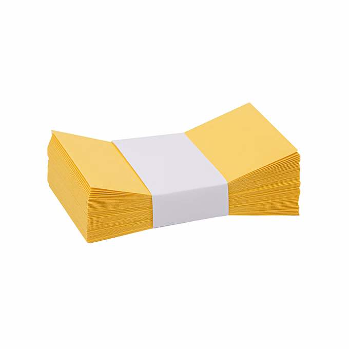 Névjegyboríték színes KASKAD enyvezett 70x105mm 57 citromsárga 50 darabos