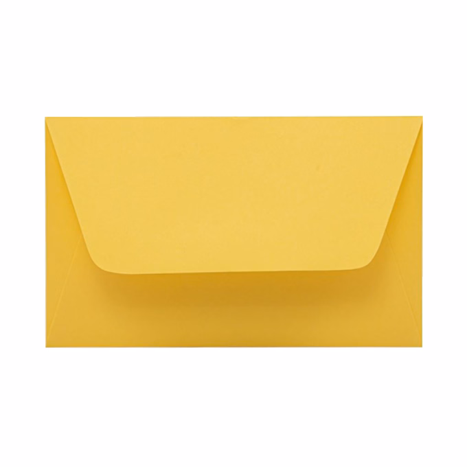 Névjegyboríték színes KASKAD enyvezett 70x105mm 57 citromsárga 50 darabos