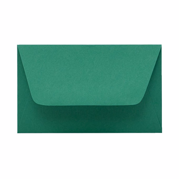 Névjegyboríték színes KASKAD enyvezett 70x105mm 63 sötétzöld 50 darabos